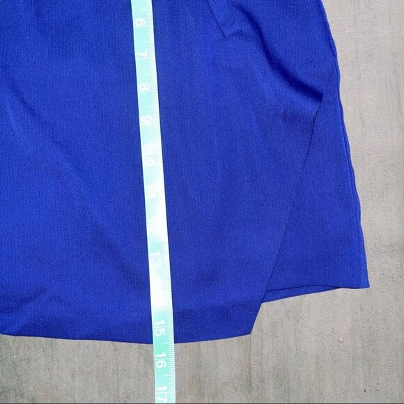 BCNU Blue Lined Mini Skirt - Picture 6 of 7